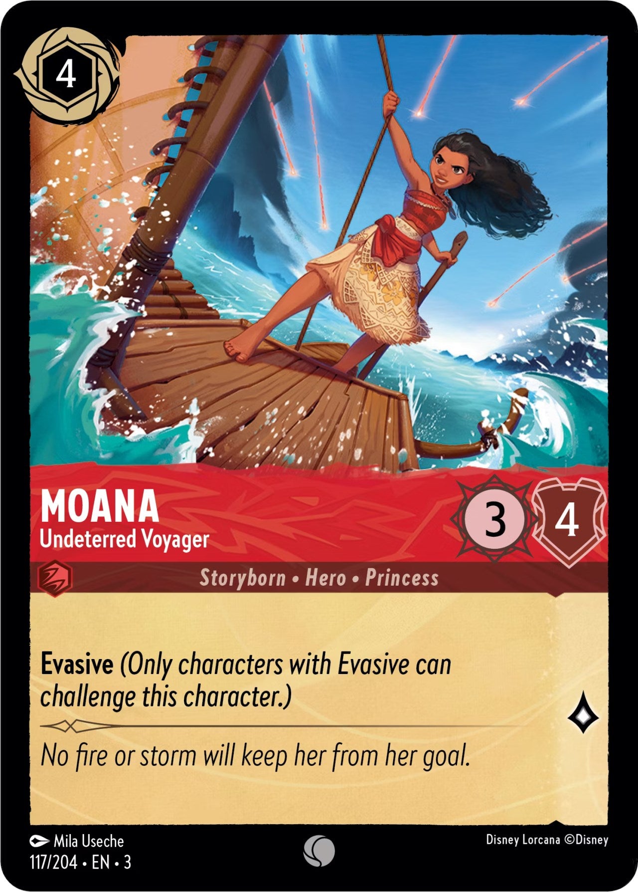 Moana - Undeterred Voyager (117/204) [Into the Inklands] | Total Play