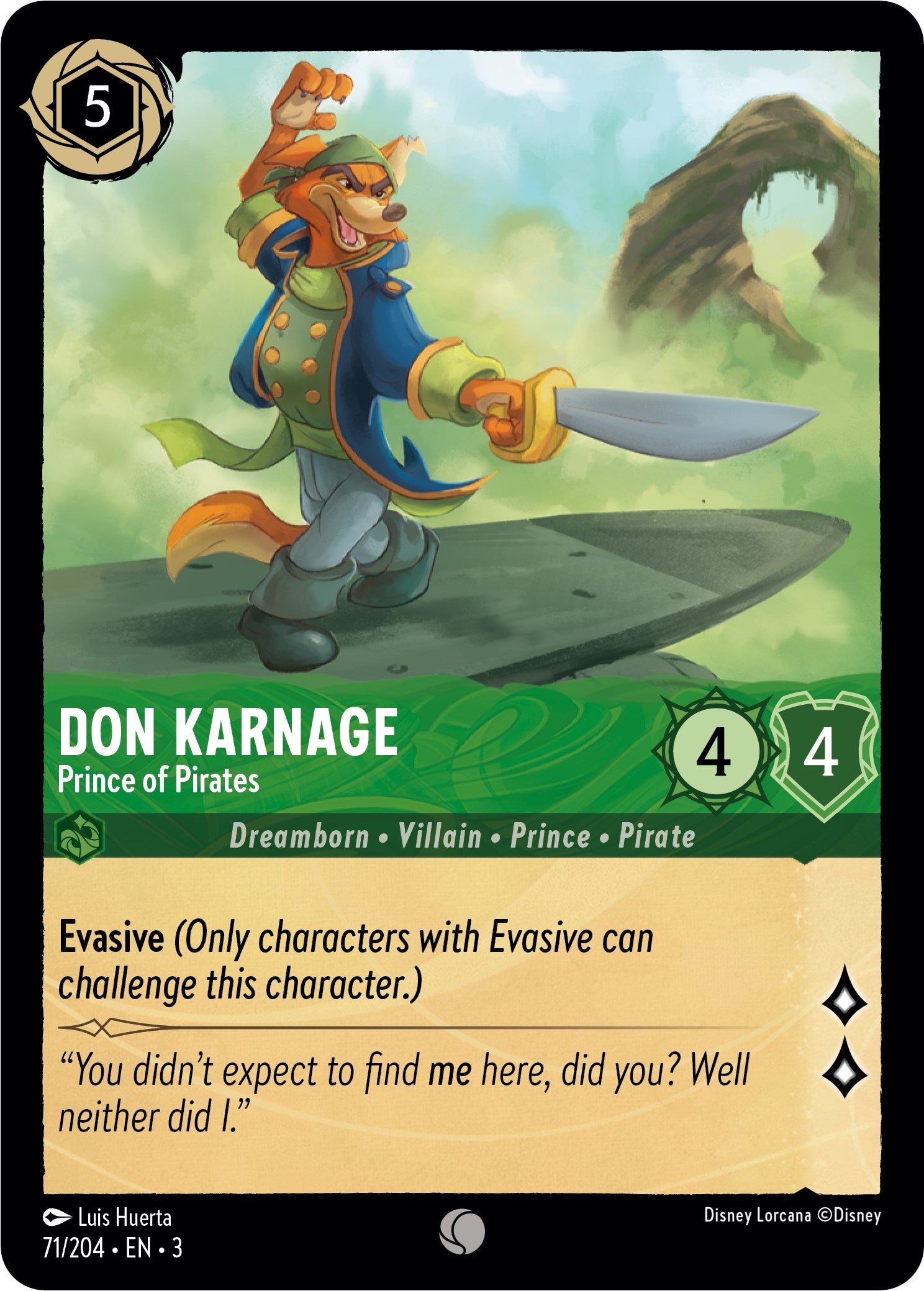 Don Karnage - Prince of Pirates (71/204) [Into the Inklands] | Total Play