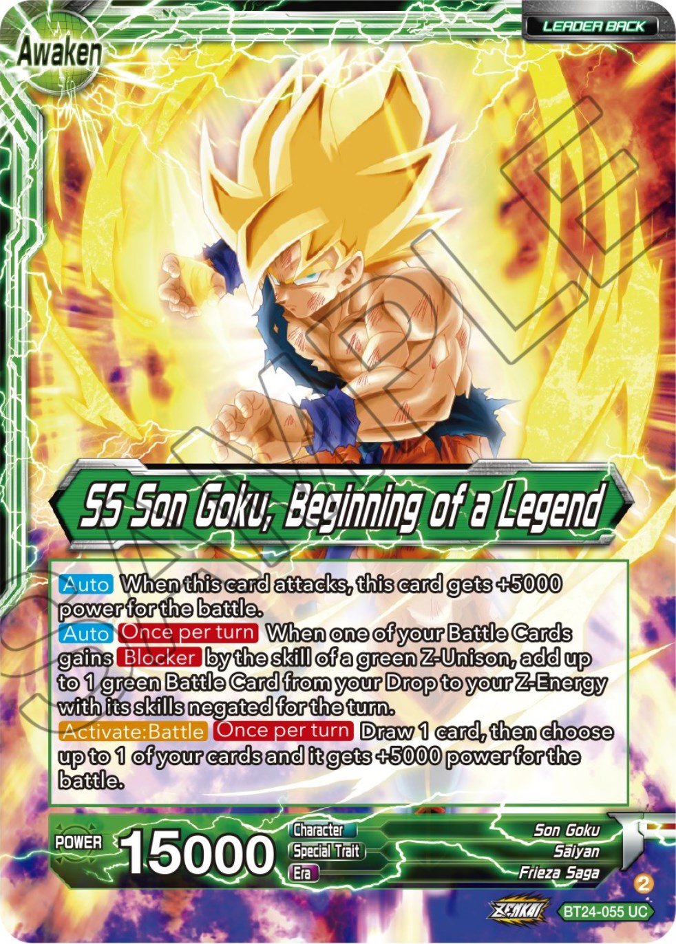 Son Goku // SS Son Goku, Beginning of a Legend (BT24-055) [Beyond Generations] | Total Play