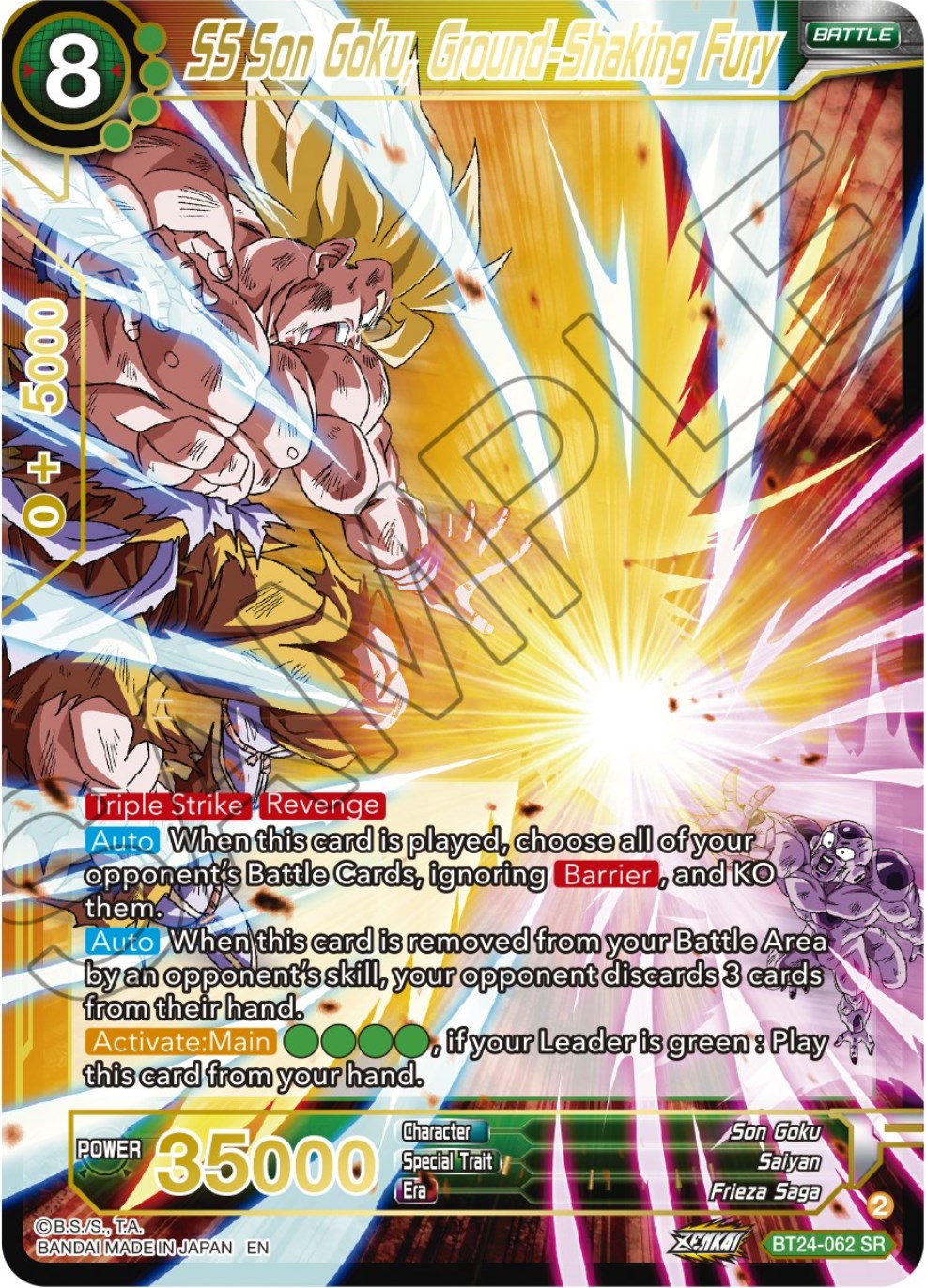 SS Son Goku, Ground-Shaking Fury (BT24-062) [Beyond Generations] | Total Play