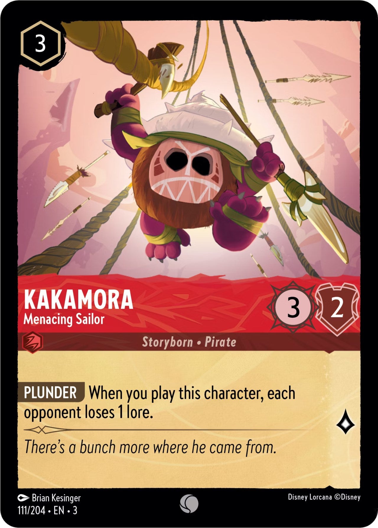 Kakamora - Menacing Sailor (111/204) [Into the Inklands] | Total Play