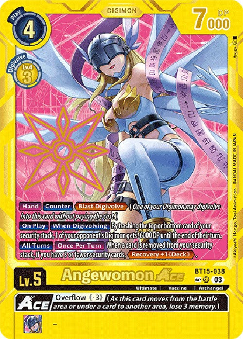 Angewomon Ace (Special Rare) [BT15-038] [Exceed Apocalypse] | Total Play