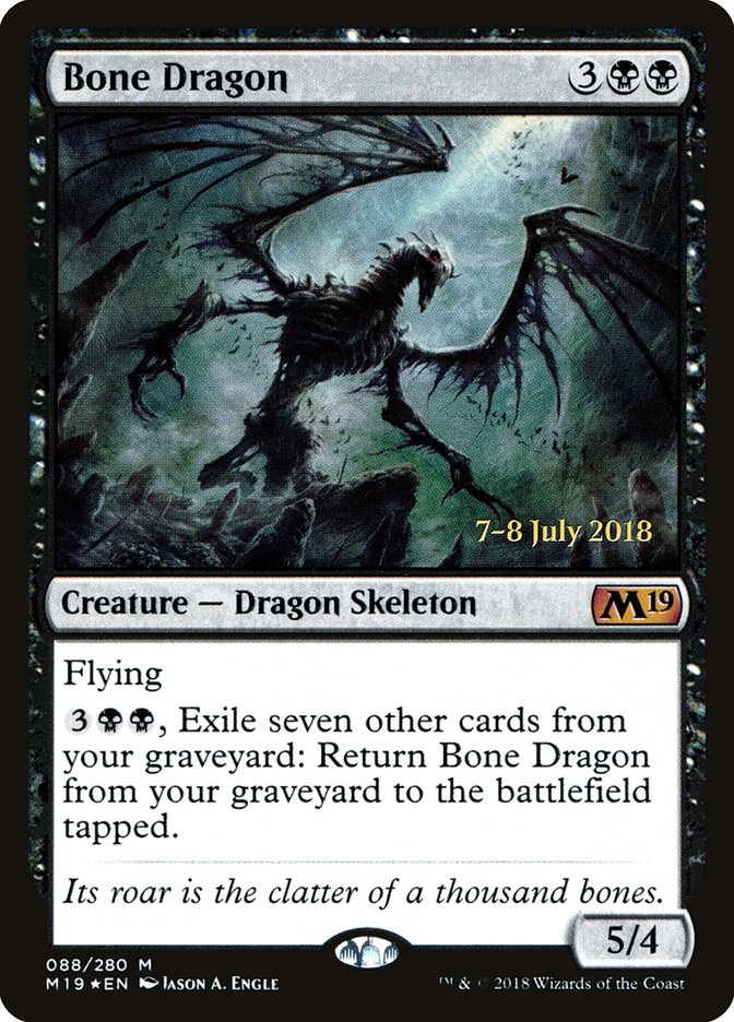 Bone Dragon [Core Set 2019 Prerelease Promos] | Total Play