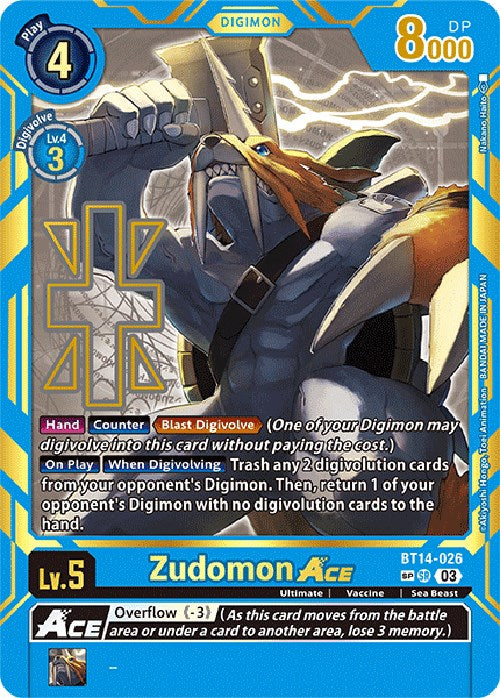 Zudomon Ace [BT14-026] [Exceed Apocalypse] | Total Play