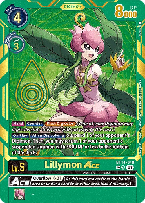 Lillymon Ace [BT14-049] [Exceed Apocalypse] | Total Play