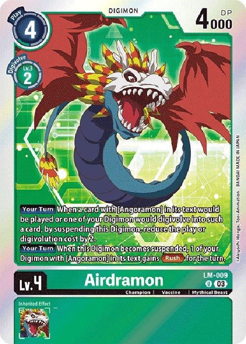 Airdramon [LM-009] (English Exclusive) [Exceed Apocalypse] | Total Play