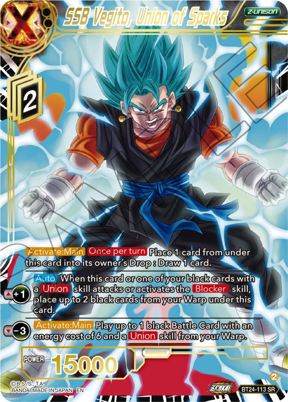 SSB Vegito, Union of Sparks (BT24-113) [Beyond Generations] | Total Play
