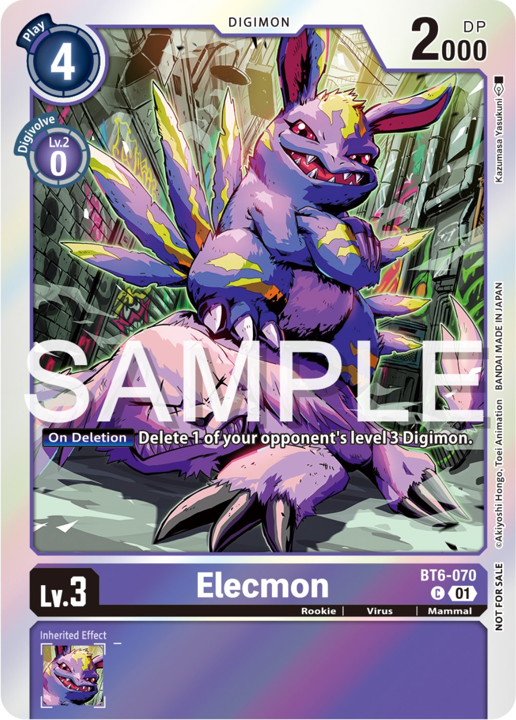 Elecmon [BT6-070] (Official Tournament Pack Vol.12) [Double Diamond Promos] | Total Play