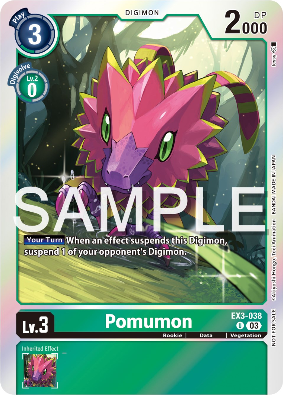 Pomumon [EX3-038] (Official Tournament Pack Vol.12) [Draconic Roar Promos] | Total Play