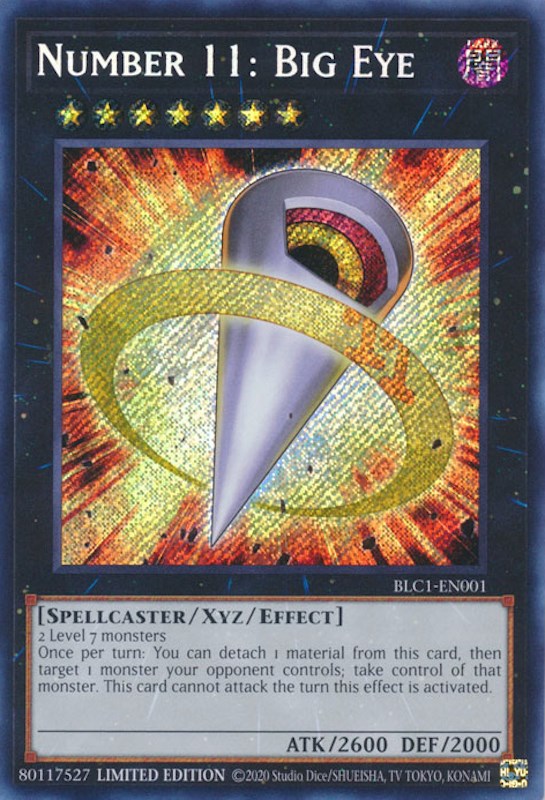 Number 11: Big Eye [BLC1-EN001] Secret Rare | Total Play