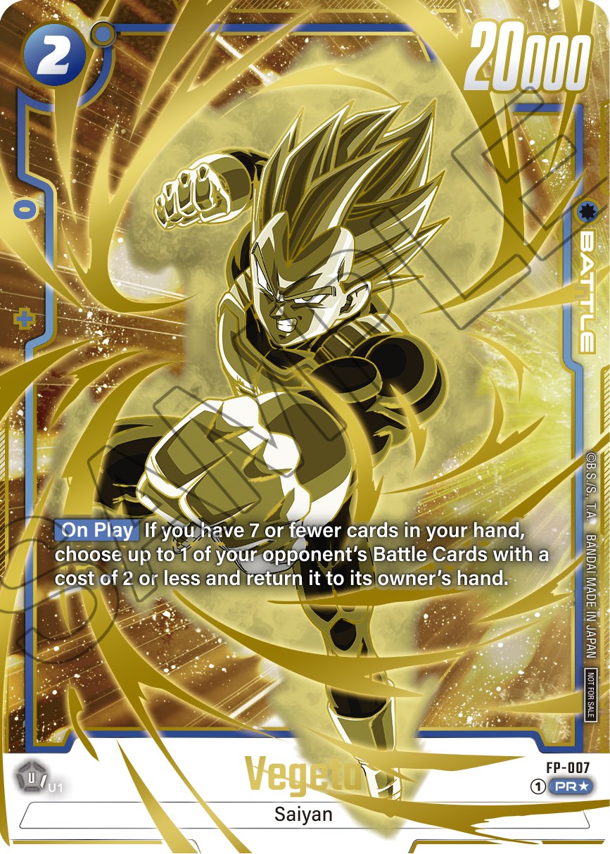 Vegeta (FP-007) (Gold) [Fusion World Promotion Cards] | Total Play