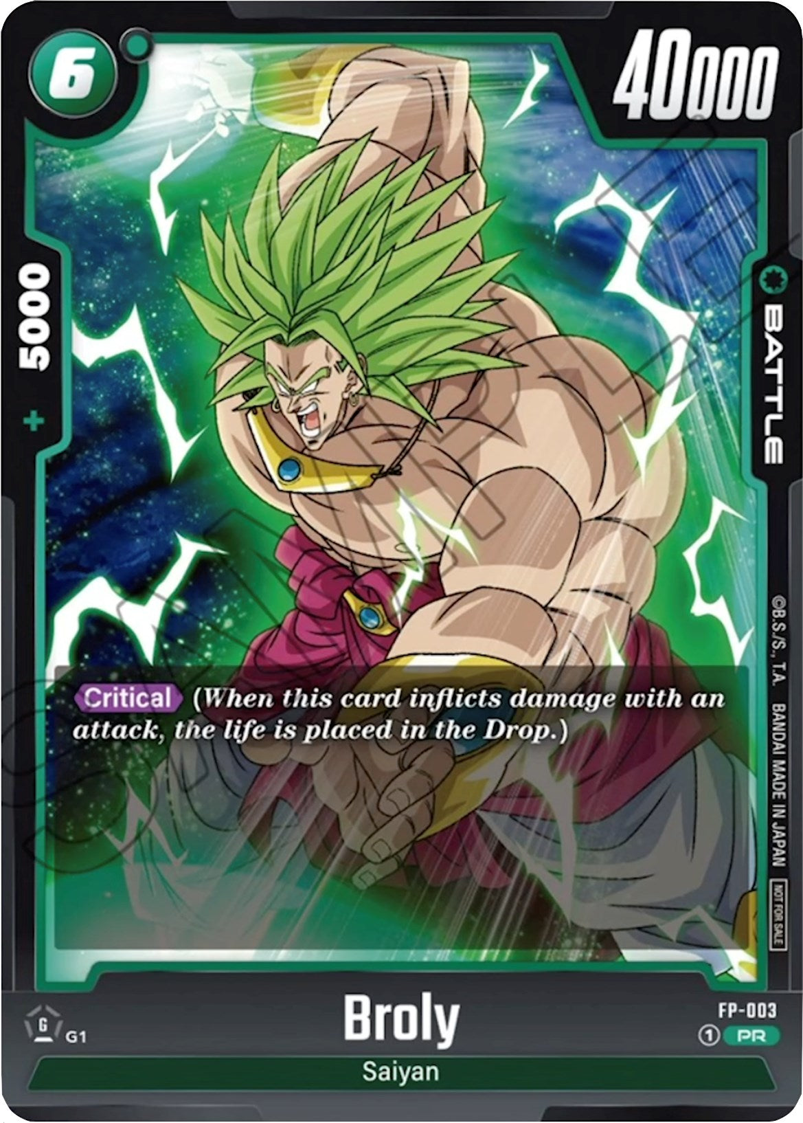 Broly (FP-003) [Fusion World Promotion Cards] | Total Play