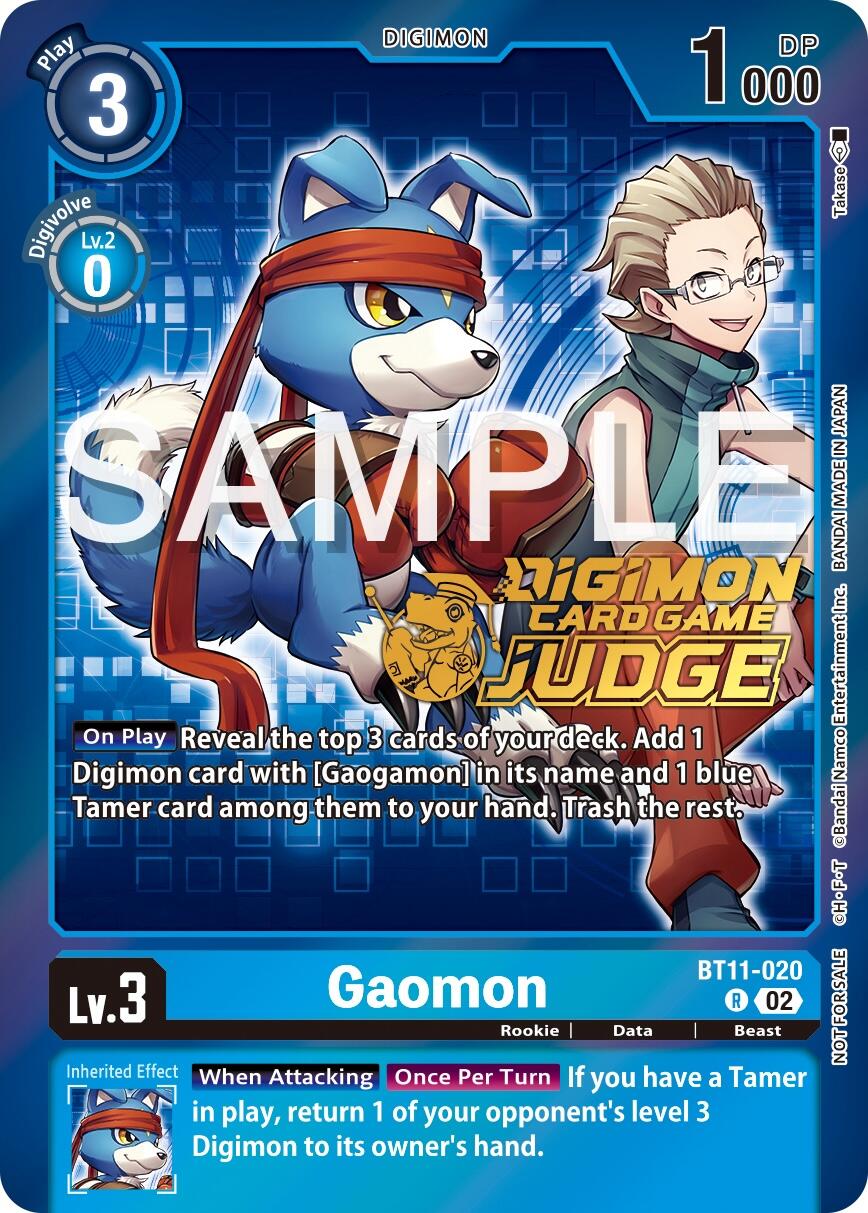 Gaomon [BT11-020] (Judge Pack 5) [Dimensional Phase Promos] | Total Play
