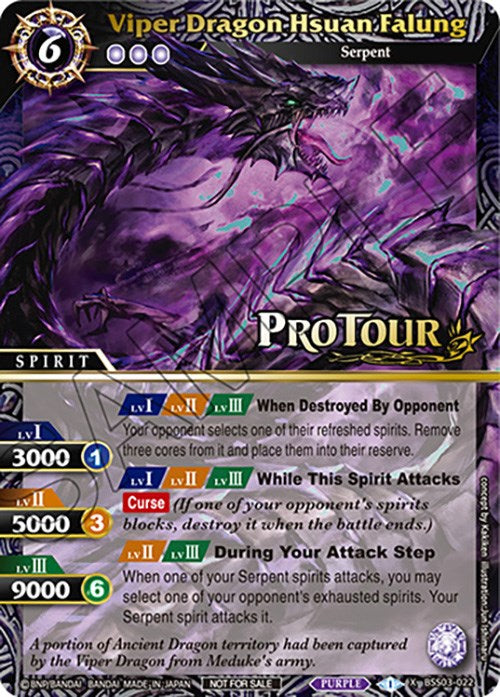 Viper Dragon Hsuan Falung (X Rare Special Pack Vol. 3) (BSS03-022) [Battle Spirits Saga Promo Cards] | Total Play
