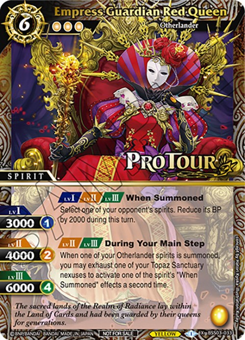 Empress Guardian Red Queen (X Rare Special Pack Vol. 3) (BSS03-033) [Battle Spirits Saga Promo Cards] | Total Play