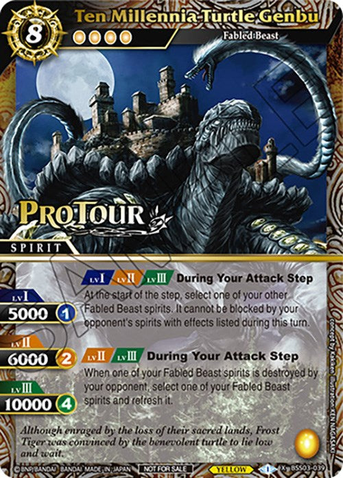 Ten Millennia Turtle Genbu (X Rare Special Pack Vol. 3) (BSS03-039) [Battle Spirits Saga Promo Cards] | Total Play