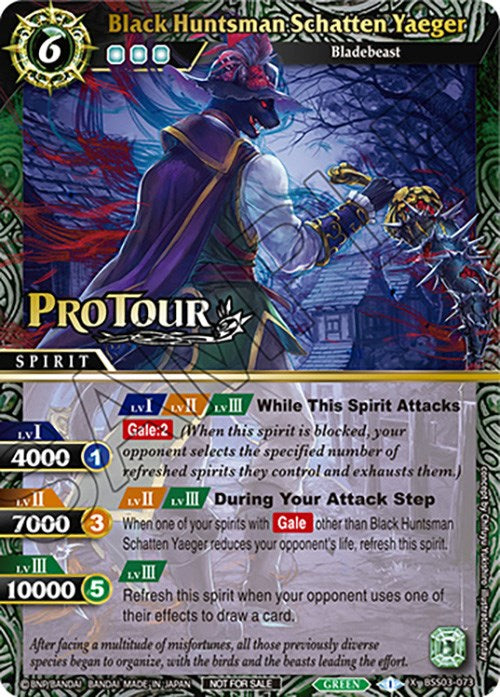 Black Huntsman Schatten Yaeger (X Rare Special Pack Vol. 3) (BSS03-073) [Battle Spirits Saga Promo Cards] | Total Play