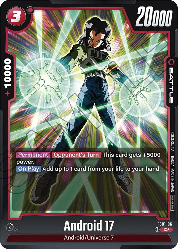 Android 17 (Tournament Pack 01) [Fusion World Tournament Cards] | Total Play