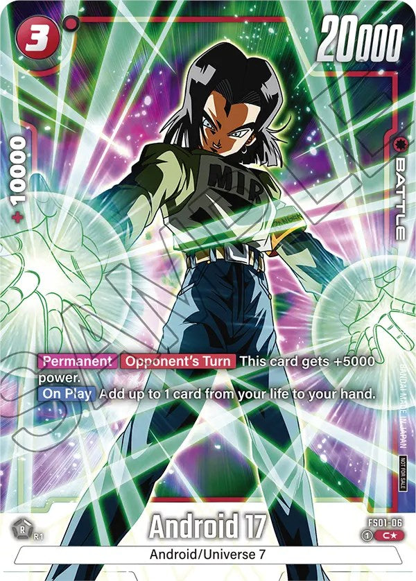 Android 17 (Tournament Pack -Winner- 01) [Fusion World Tournament Cards] | Total Play