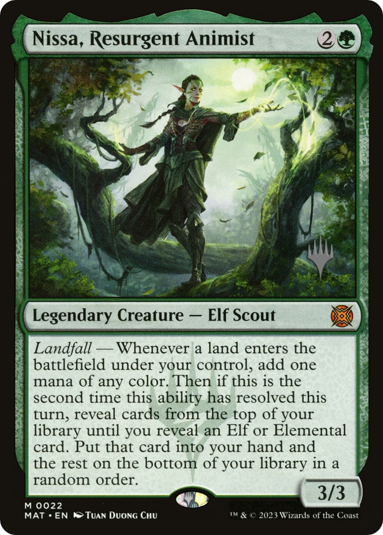 Nissa, Resurgent Animist (Promo Pack) [Murders at Karlov Manor Promos] | Total Play