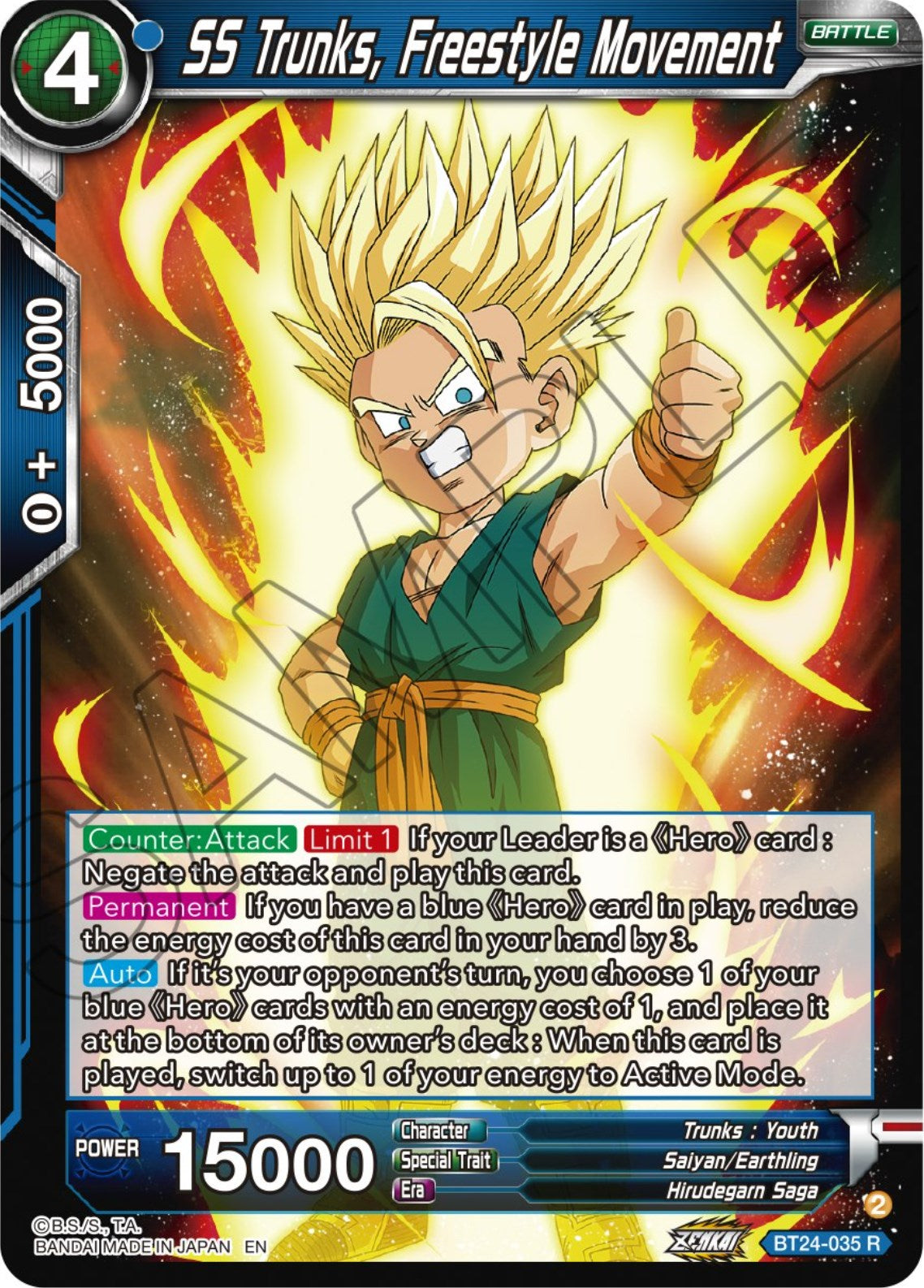 SS Trunks, Freestyle Movement (BT24-035) [Beyond Generations] | Total Play