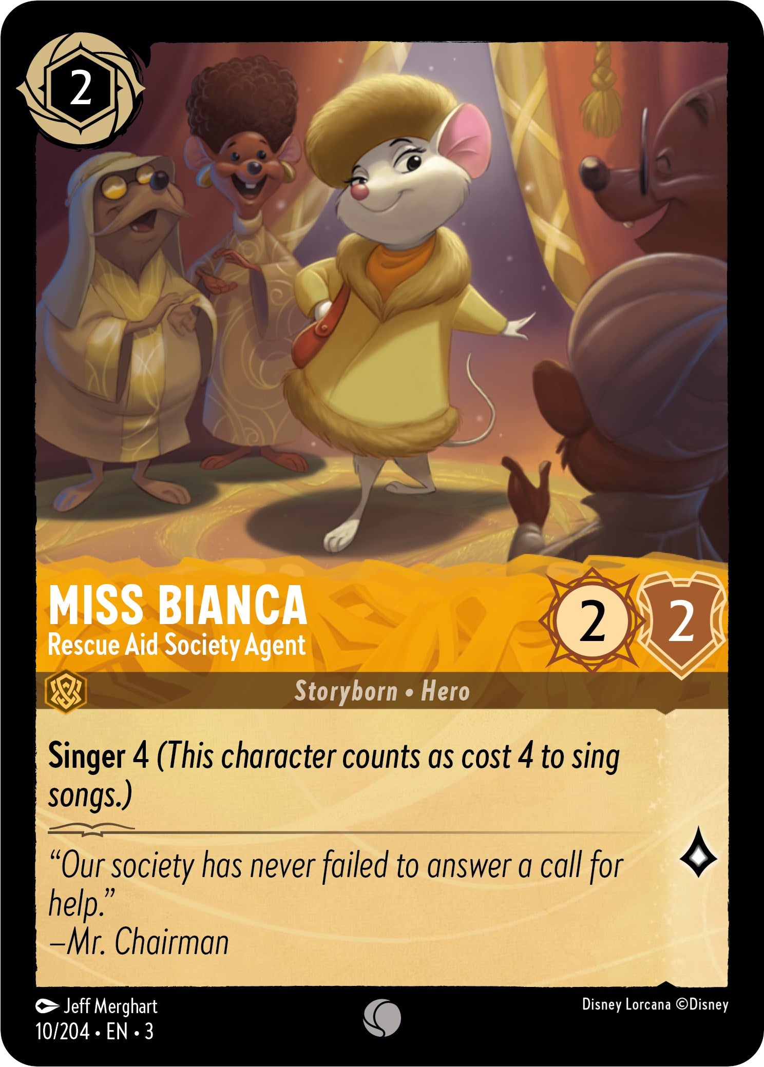 Miss Bianca - Rescue Aid Society Agent (10/204) [Into the Inklands] | Total Play