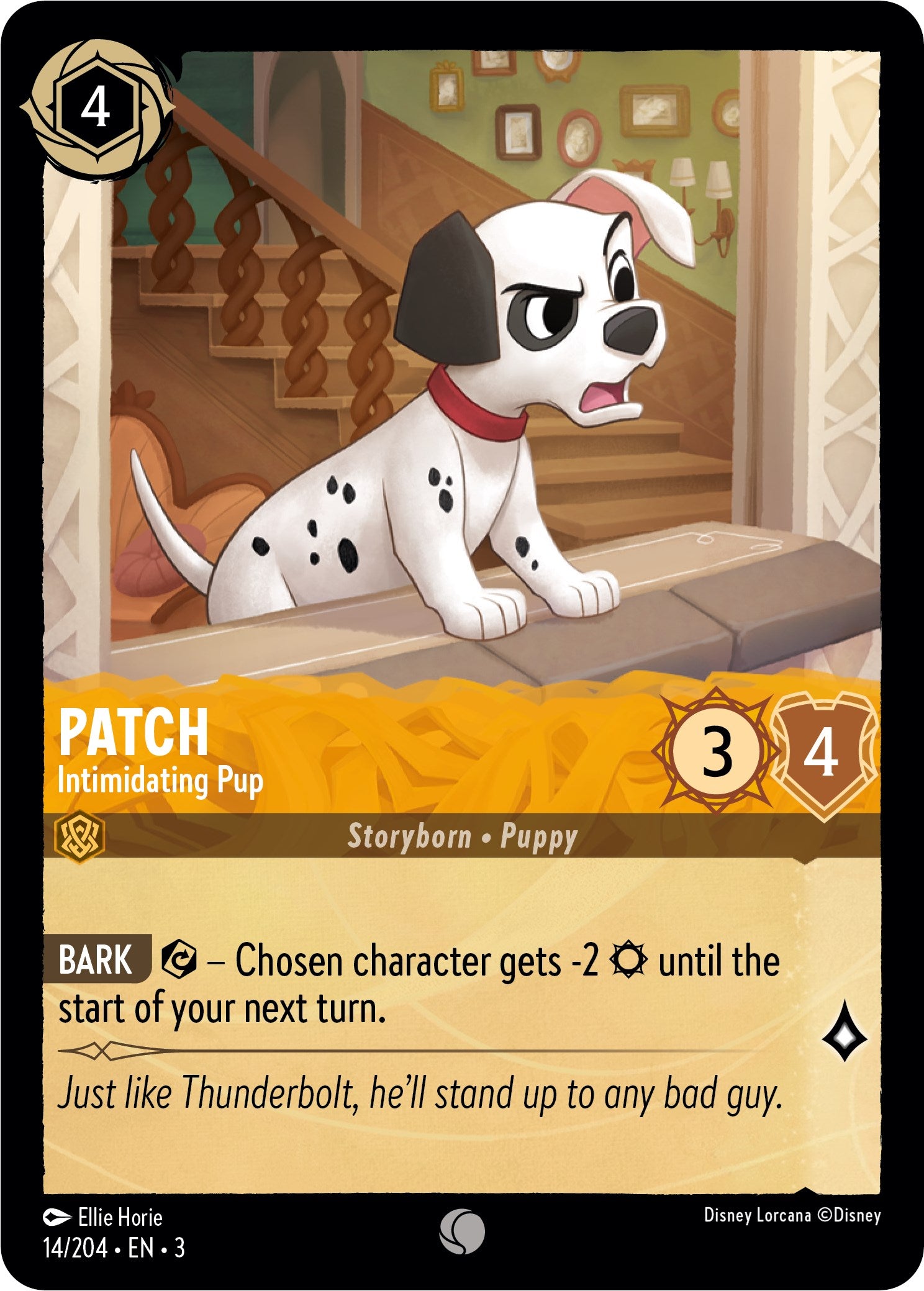 Patch - Intimidating Pup (14/204) [Into the Inklands] | Total Play
