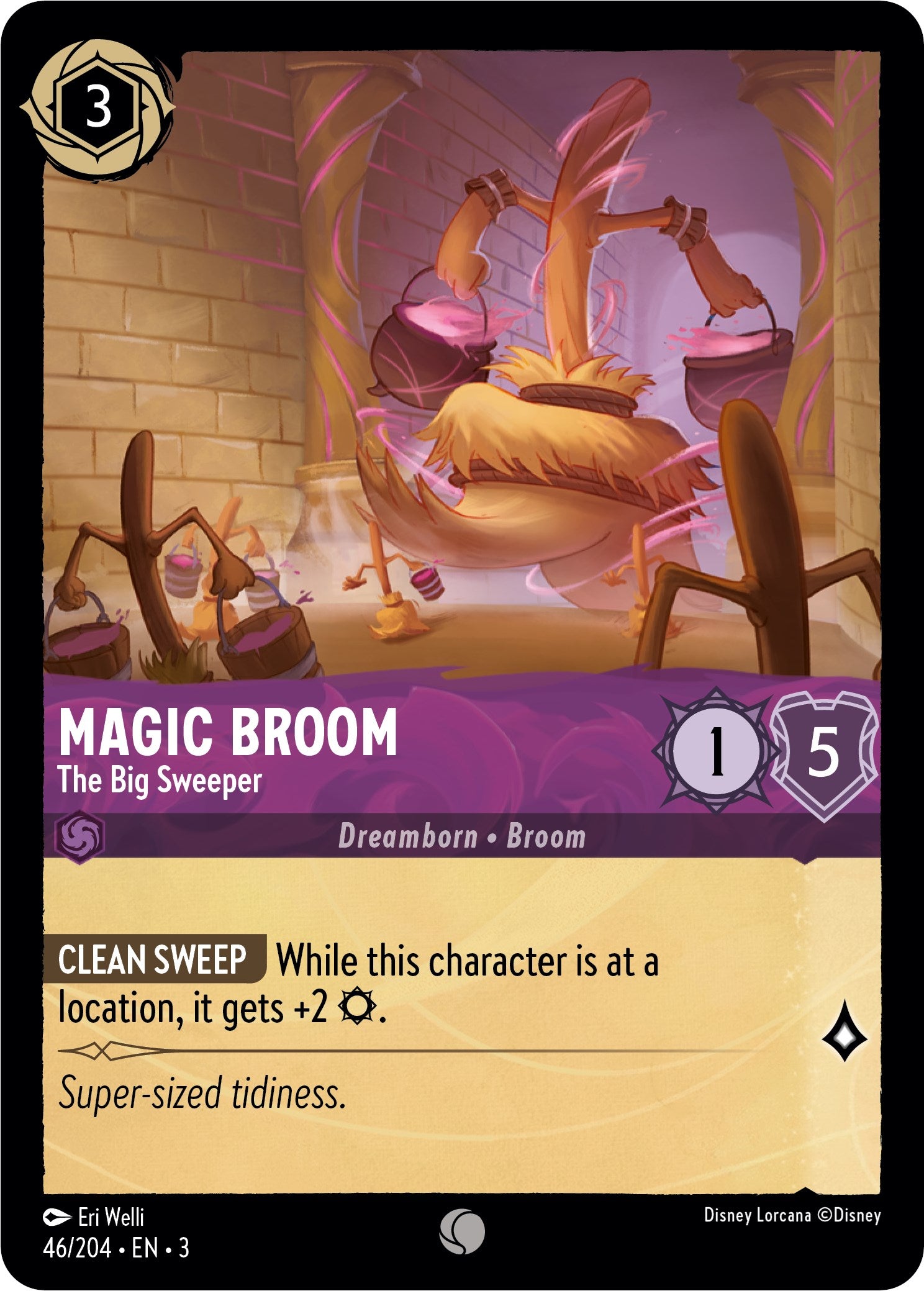 Magic Broom - The Big Sweeper (46//204) [Into the Inklands] | Total Play