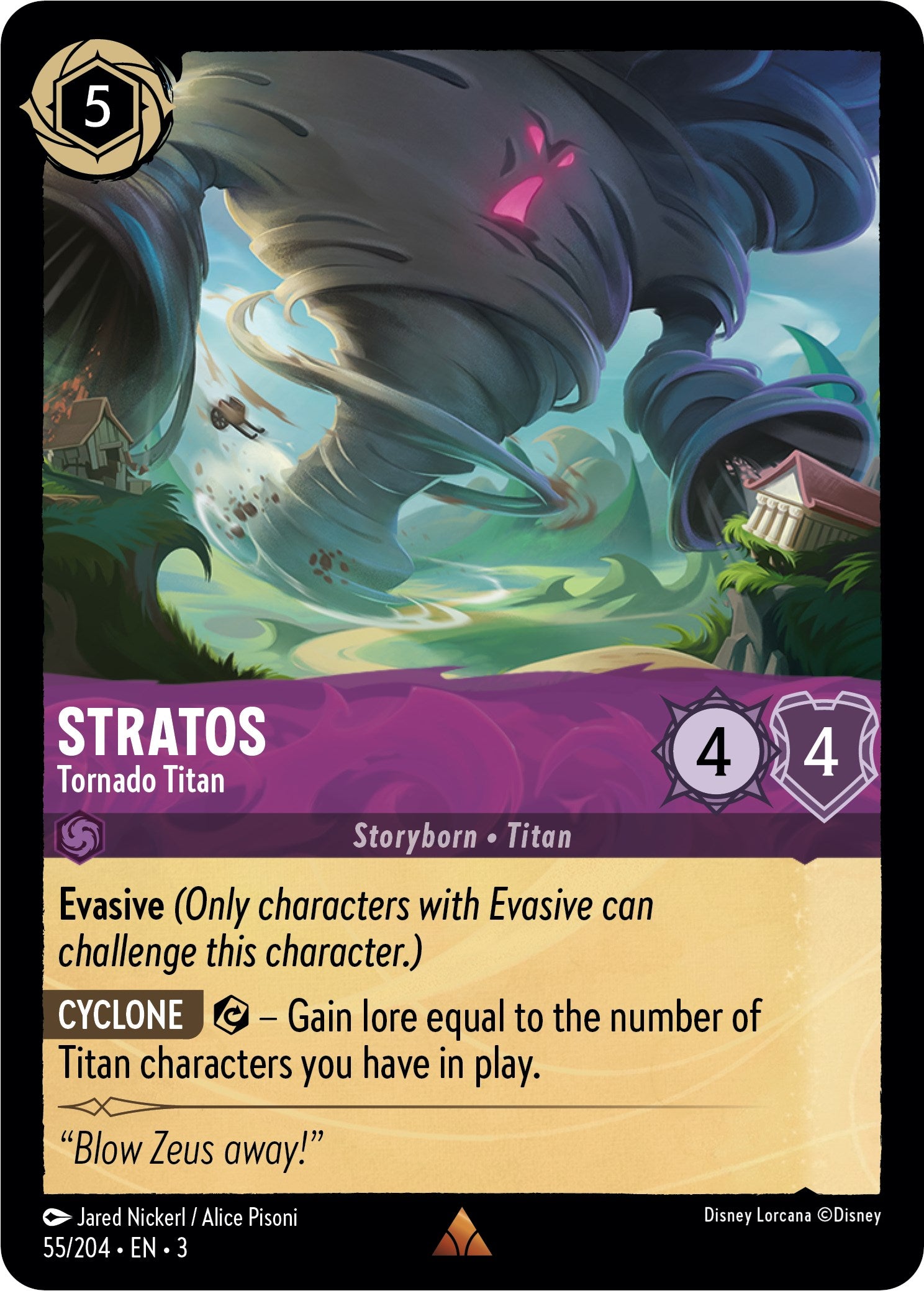 Stratos - Tornado Titan (55//204) [Into the Inklands] | Total Play