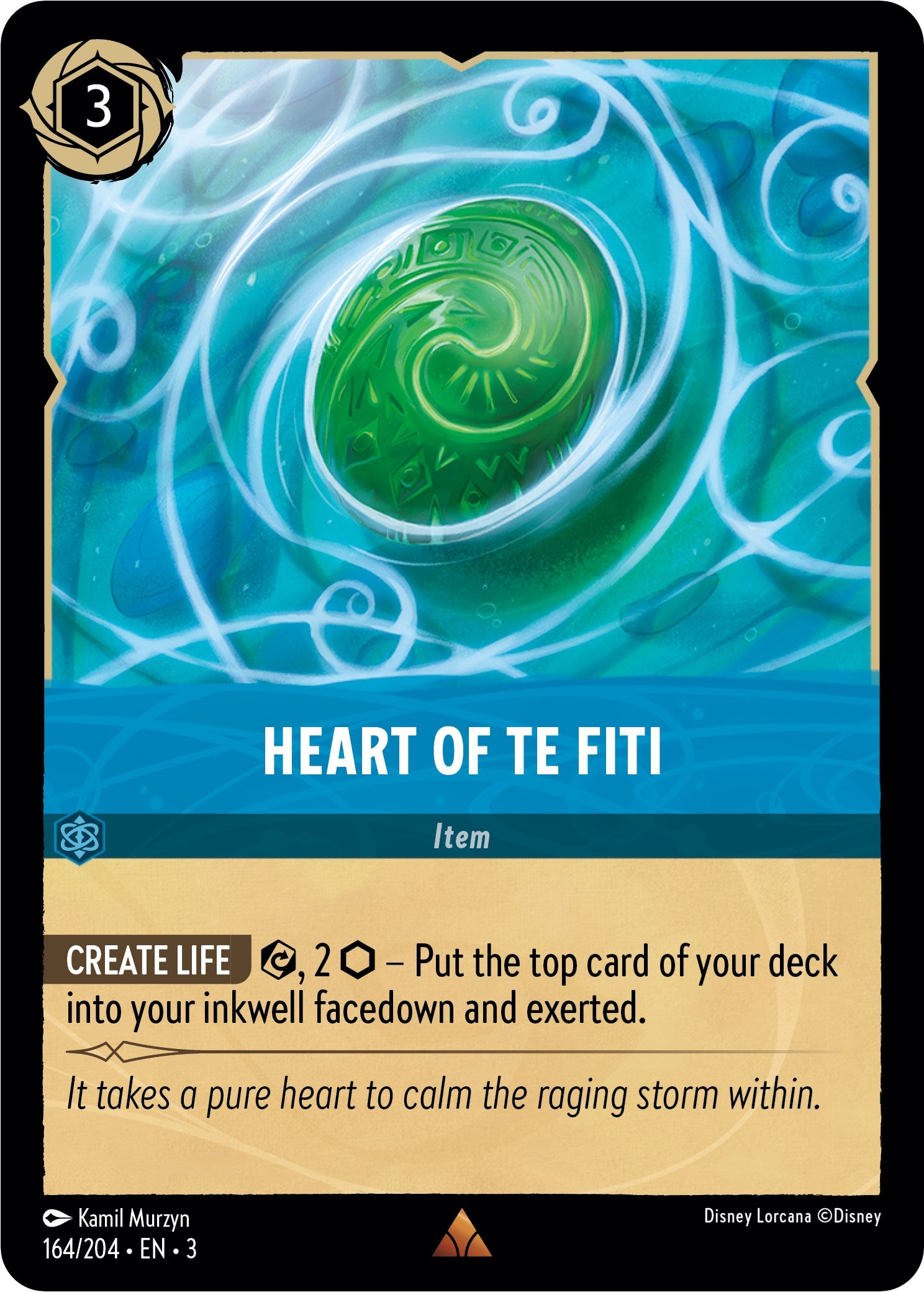 Heart of Te Fiti (164//204) [Into the Inklands] | Total Play