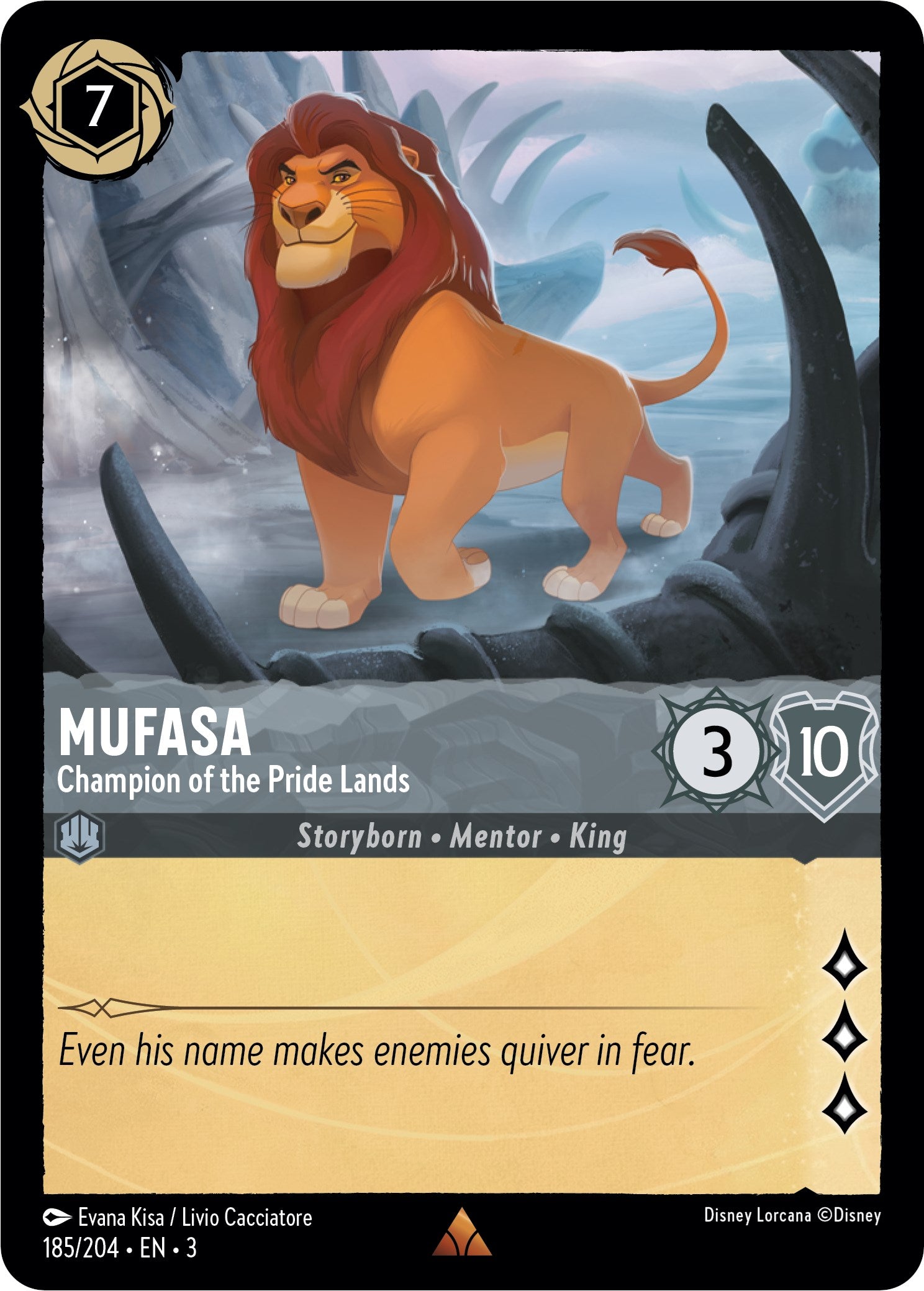 Mufasa - Champion of the Pride Lands (185/204) [Into the Inklands] | Total Play