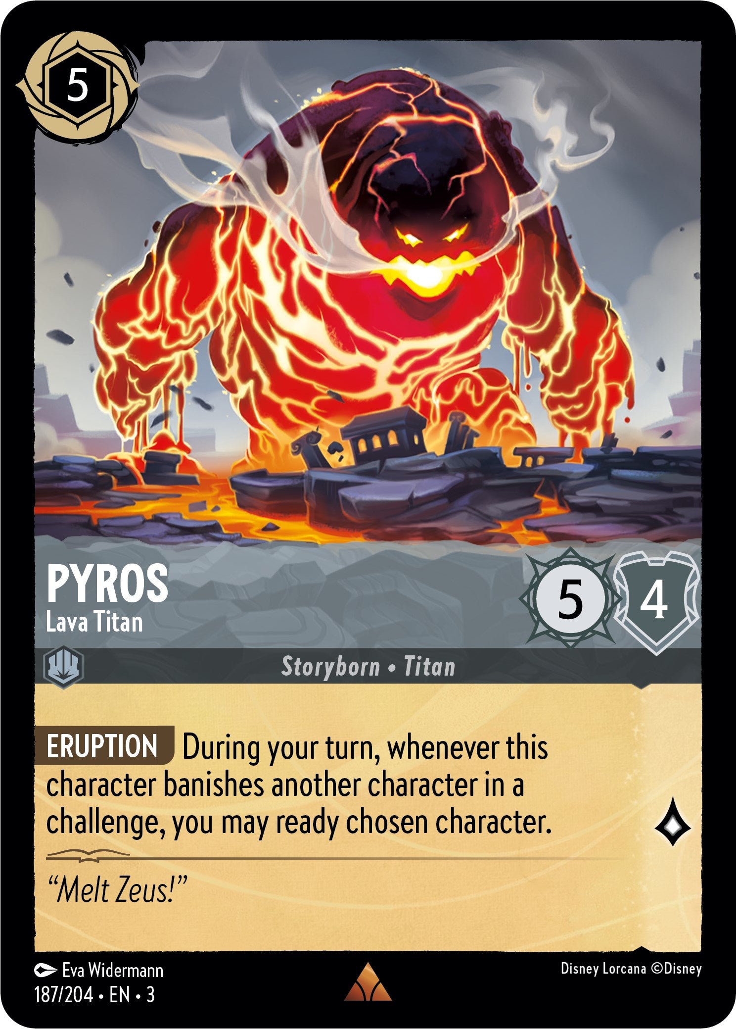 Pyros - Lava Titan (187/204) [Into the Inklands] | Total Play