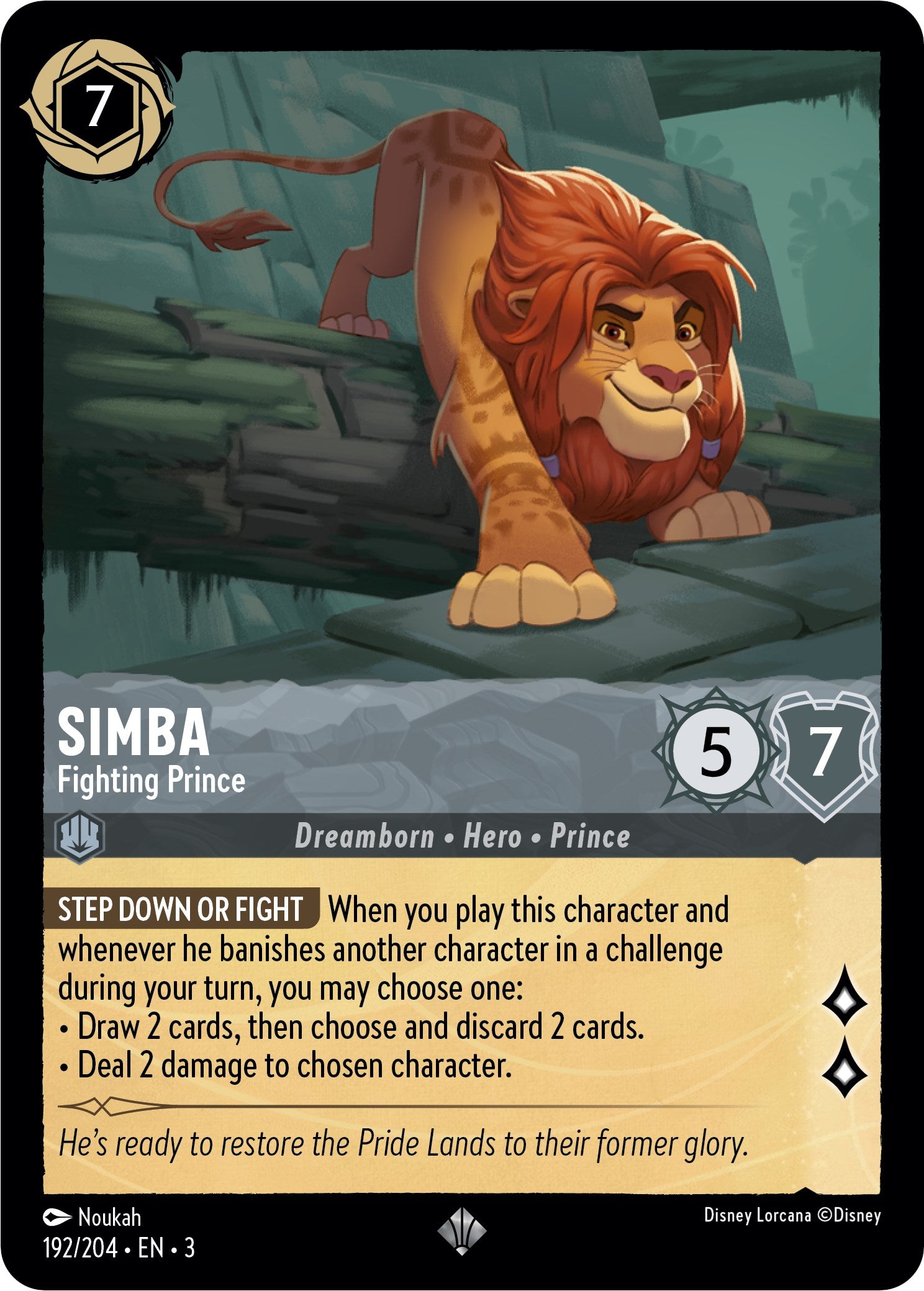 Simba - Fighting Prince (192/204) [Into the Inklands] | Total Play