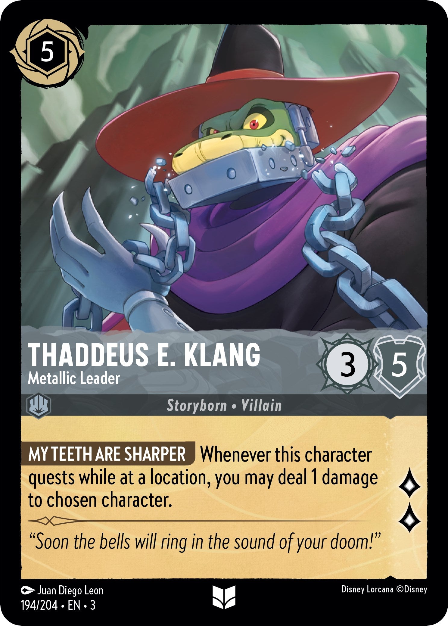 Thaddeus E. Klang - Metallic Leader (194/204) [Into the Inklands] | Total Play