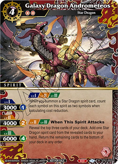 Galaxy Dragon Andrometeos (Finalist Card Set Vol. 4) (ST01-002) [Launch & Event Promos] | Total Play