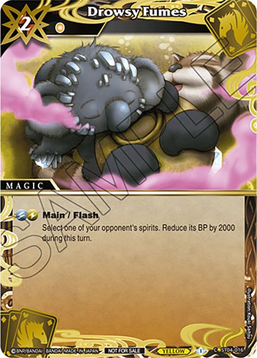 Drowsy Fumes (Finalist Card Set Vol. 4) (ST04-016) [Launch & Event Promos] | Total Play