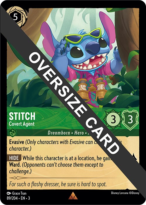 Stitch - Covert Agent (Oversized) (89//204) [Into the Inklands] | Total Play