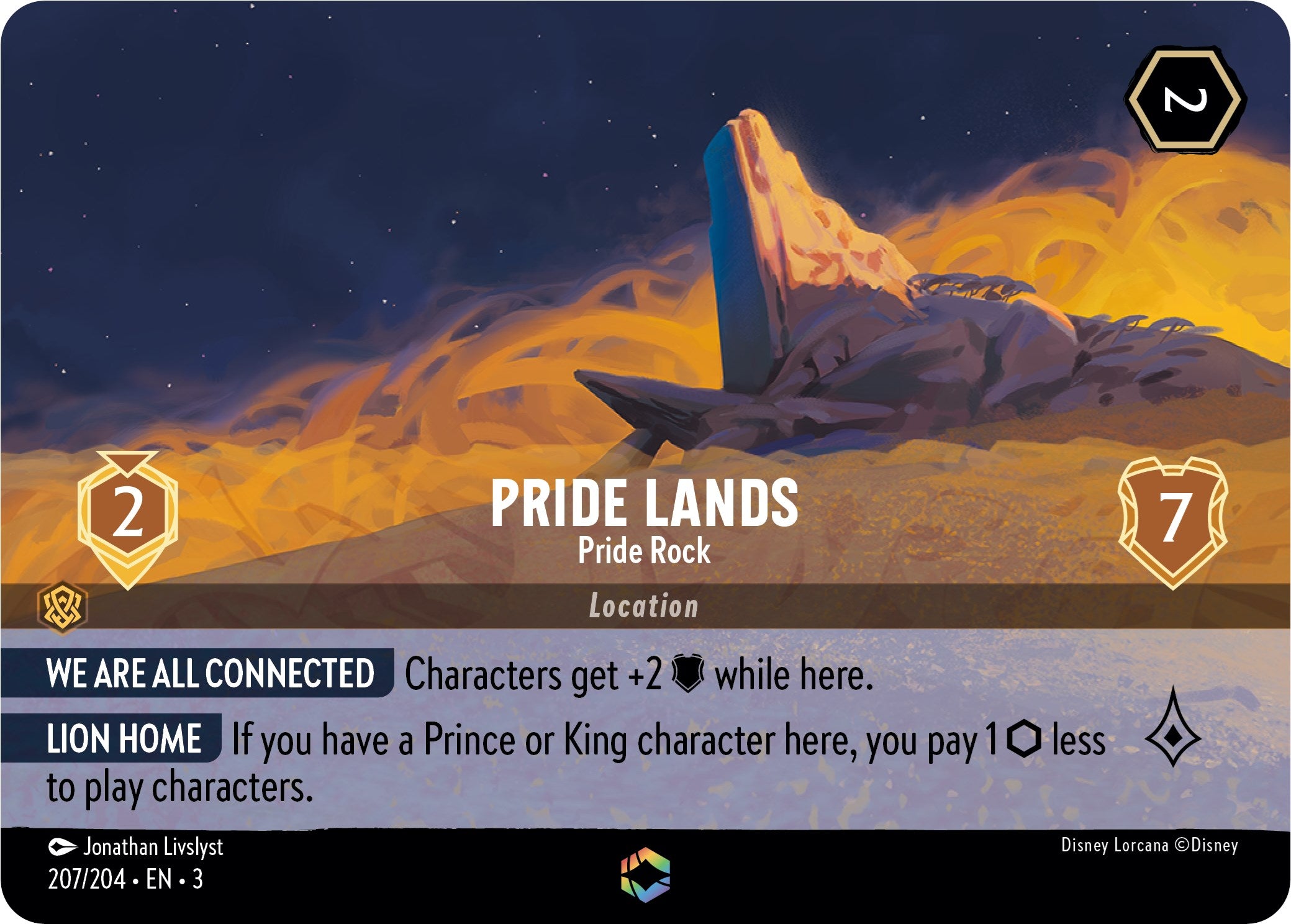 Pride Lands - Pride Rock (Enchanted) (207/204) [Into the Inklands] | Total Play