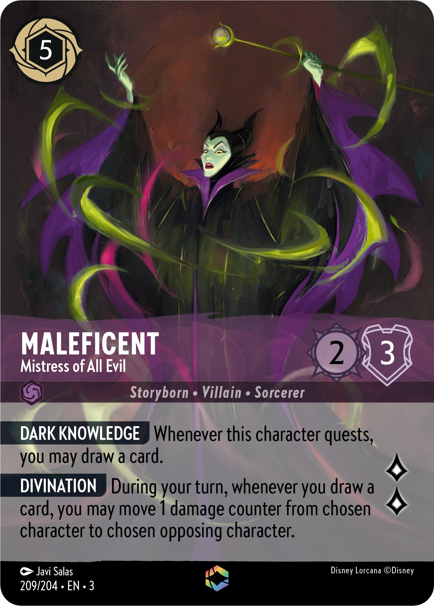 Maleficent - Mistress of All Evil (Enchanted) (209/204) [Into the Inklands] | Total Play