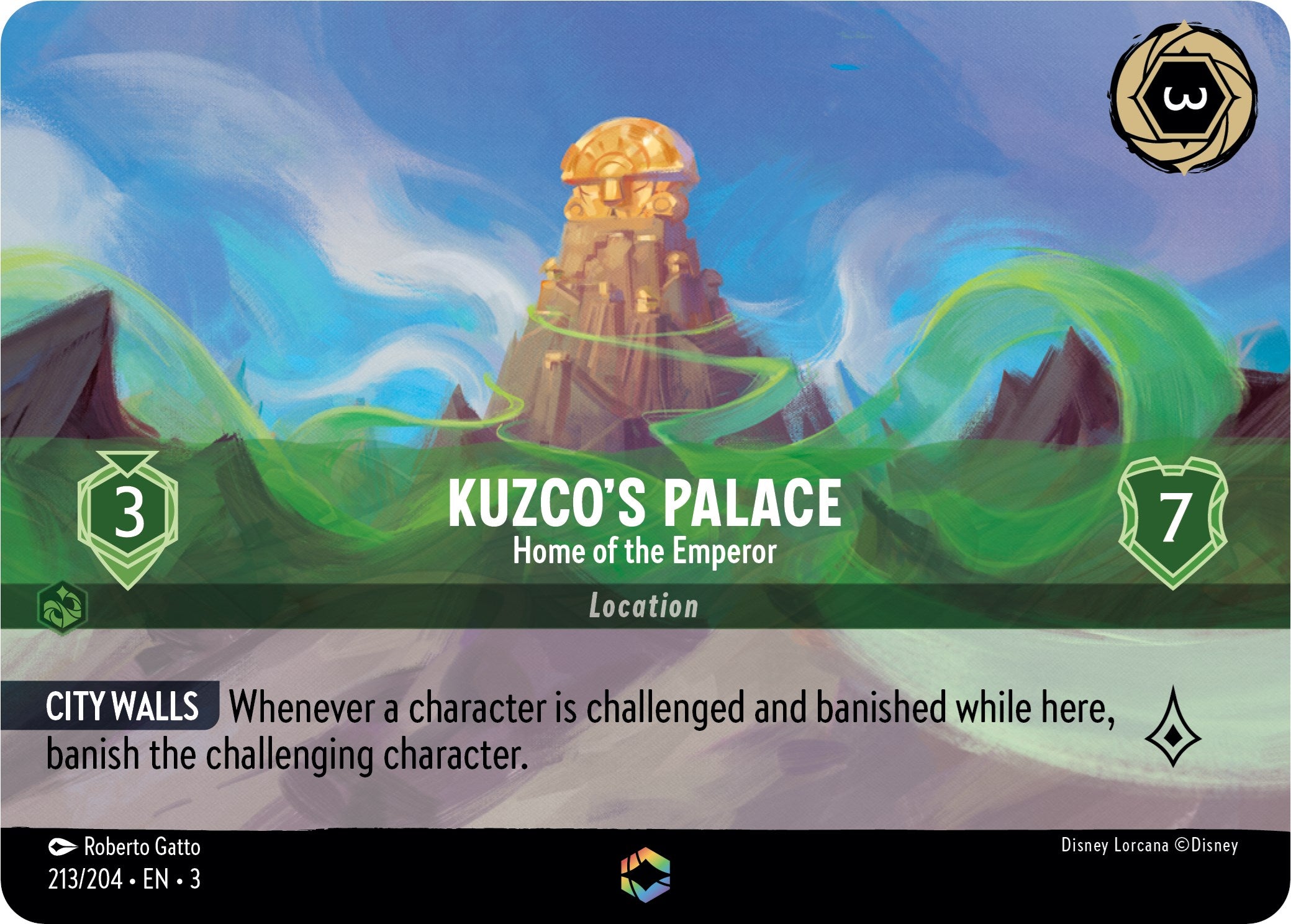Kuzco's Palace - Home of the Emperor (Enchanted) (213/204) [Into the Inklands] | Total Play