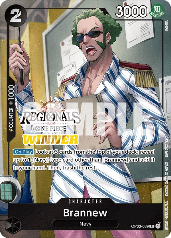 Brannew (Offline Regional 2024) [Winner] [One Piece Promotion Cards] | Total Play