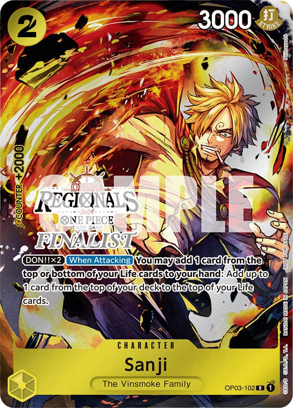 Sanji (Online Regional 2024) [Finalist] [One Piece Promotion Cards] | Total Play