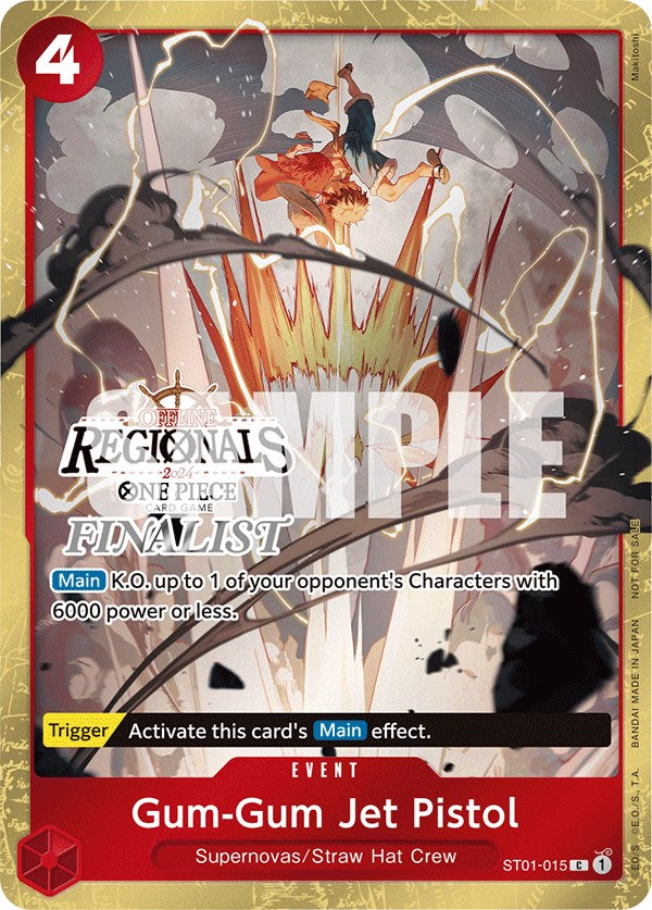 Gum-Gum Jet Pistol (Offline Regional 2024) [Finalist] [One Piece Promotion Cards] | Total Play