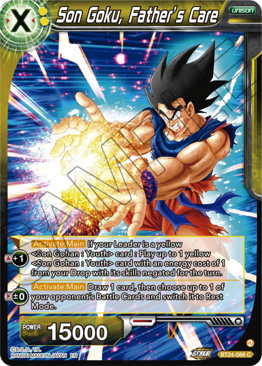 Son Goku, Father's Care (BT24-086) [Beyond Generations] | Total Play