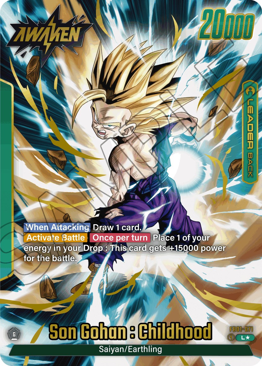 Son Gohan : Childhood (FB01-071) (Alternate Art) [Awakened Pulse] | Total Play