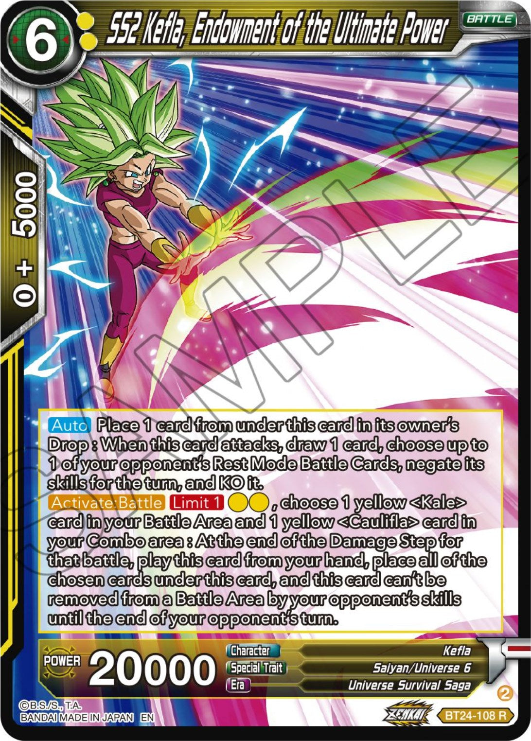 SS2 Kefla, Endowment of the Ultimate Power (BT24-108) [Beyond Generations] | Total Play