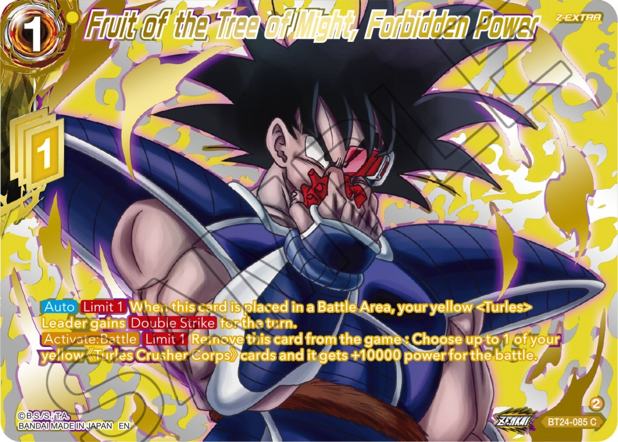 Fruit of the Tree of Might, Forbidden Power (Collector Booster) (BT24-085) [Beyond Generations] | Total Play