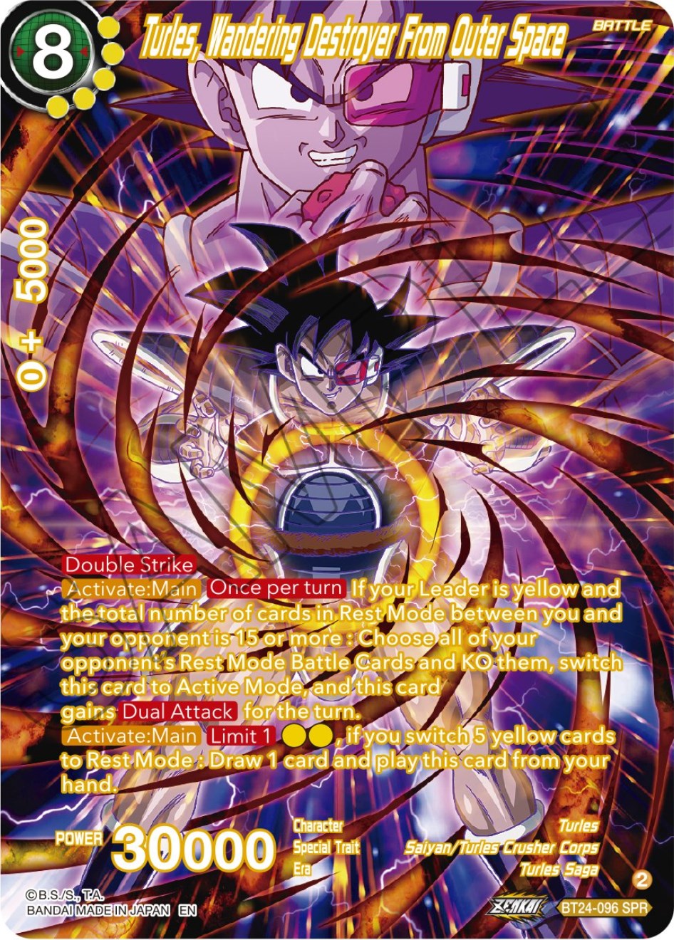 Turles, Wandering Destroyer From Outer Space (SPR) (BT24-096) [Beyond Generations] | Total Play