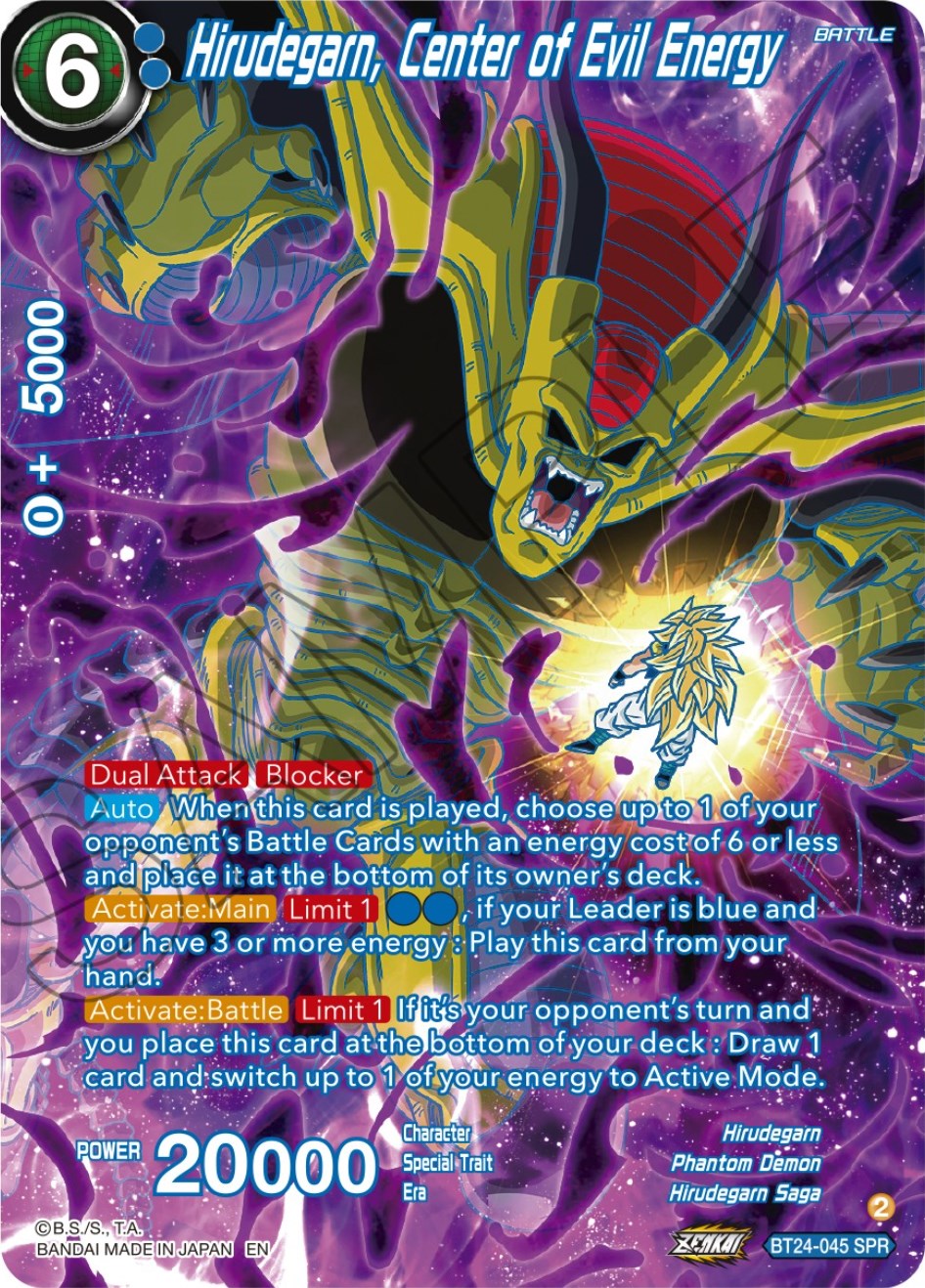 Hirudegarn, Center of Evil Energy (SPR) (BT24-045) [Beyond Generations] | Total Play