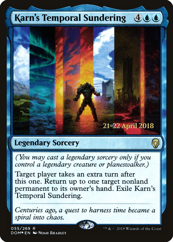 Karn's Temporal Sundering [Dominaria Prerelease Promos] | Total Play